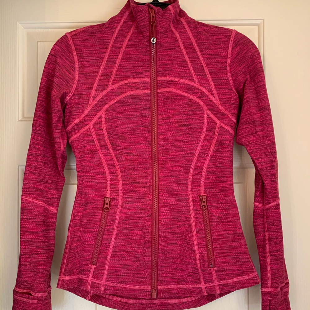 Cherry Pink/Red Lululemon Define Jacket